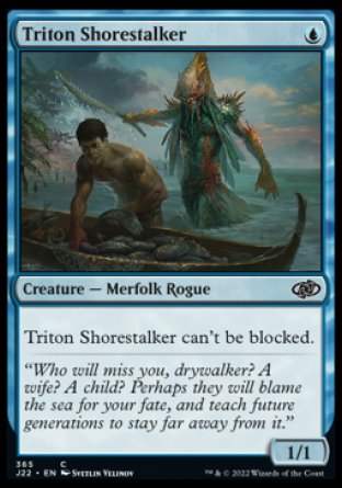 (365) Magic The Gathering Jumpstart 2022 Single: Triton Shorestalker  Common