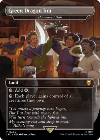 (365) Magic The Gathering Commander: The Lord of the Rings: Tales of Middle-earth: Extras Single: Homeward Path (V.1)  Mythic