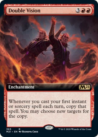 (365) Magic The Gathering Core 2021: Extras Single: Double Vision  Rare