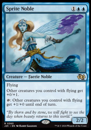 (365) Magic The Gathering Foundations Jumpstart Single: Sprite Noble  Rare