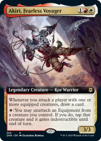 (365) Magic The Gathering Zendikar Rising: Extras Single: Akiri, Fearless Voyager  Rare