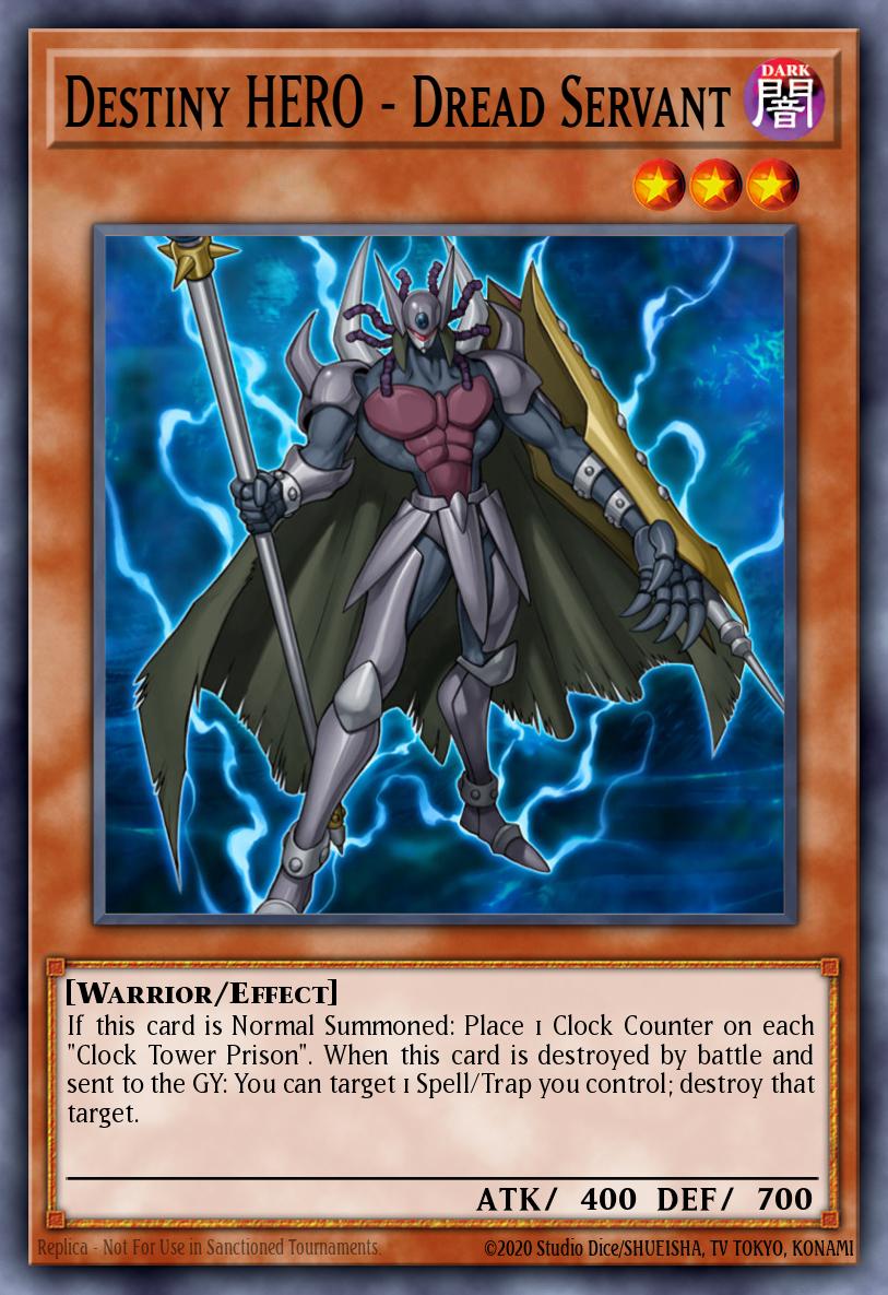 (004) YuGiOh TCG LODT: Light of Destruction Single: Destiny HERO - Dread Servant (V.2 - Common)  Common