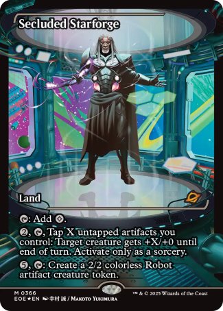 (366) Magic The Gathering Edge of Eternities: Extras Single: Secluded Starforge (V.2)  Mythic
