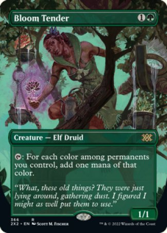 (366) Magic The Gathering Double Masters 2022: Extras Single: Bloom Tender (V.1) Holo Rare