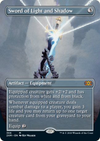 (366) Magic The Gathering Double Masters: Extras Single: Sword of Light and Shadow  Mythic