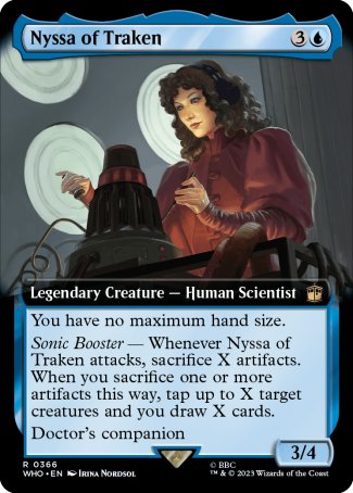 (366) Magic The Gathering Universes Beyond: Doctor Who: Extras Single: Nyssa of Traken (V.1) Holo Rare