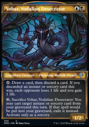 (366) Magic The Gathering Dominaria United: Extras Single: Vohar, Vodalian Desecrator (V.2)  Uncommon