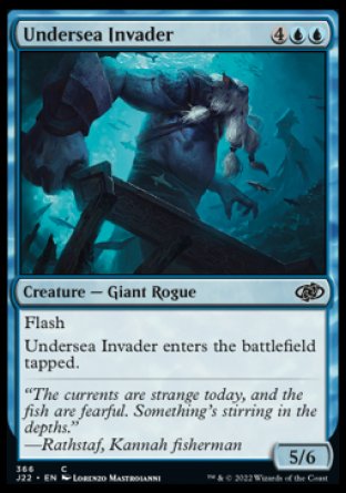 (366) Magic The Gathering Jumpstart 2022 Single: Undersea Invader  Common