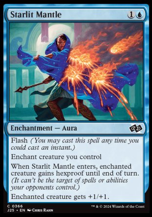 (366) Magic The Gathering Foundations Jumpstart Single: Starlit Mantle  Common