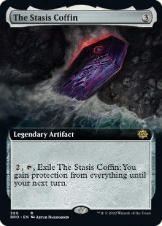 (366) Magic The Gathering The Brothers' War: Extras Single: The Stasis Coffin  Rare