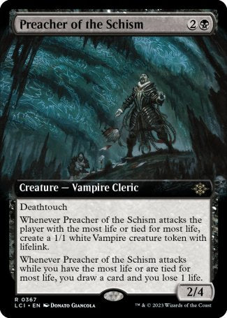 (367) Magic The Gathering The Lost Caverns of Ixalan: Extras Single: Preacher of the Schism Holo Rare