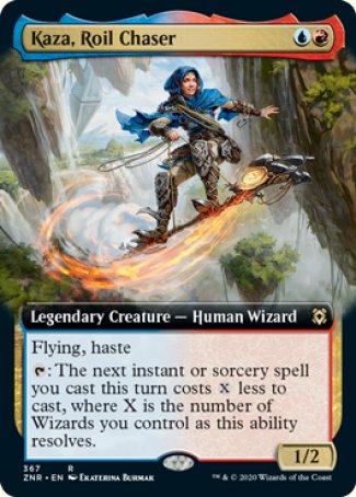 (367) Magic The Gathering Zendikar Rising: Extras Single: Kaza, Roil Chaser Holo Rare