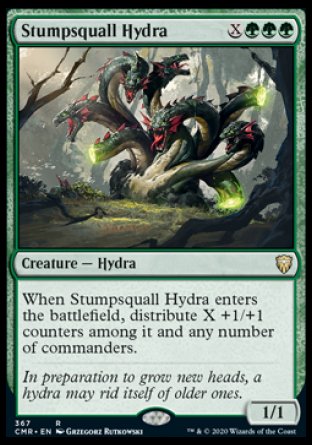 (367/361) Magic The Gathering Commander Legends: Extras Single: Stumpsquall Hydra  Rare