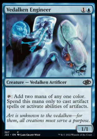 (367) Magic The Gathering Jumpstart 2022 Single: Vedalken Engineer  Common