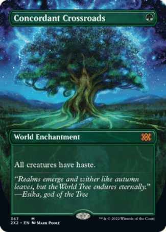 (367) Magic The Gathering Double Masters 2022: Extras Single: Concordant Crossroads (V.1)  Mythic