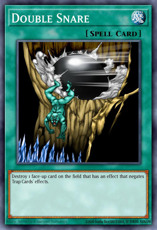 (136) YuGiOh TCG DB2: Dark Beginning 2 Single: Double Snare  Common
