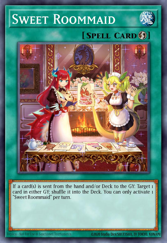 (254) YuGiOh TCG MP24: 25th Anniversary Tin: Dueling Mirrors Single: Sweet Roommaid  Ultra Rare