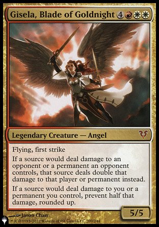 (209) Magic The Gathering The List Single: Gisela, Blade of Goldnight  Mythic