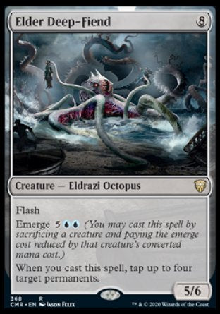 (368/361) Magic The Gathering Commander Legends: Extras Single: Elder Deep-Fiend  Rare