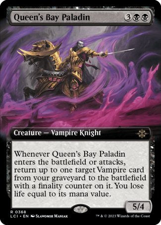 (368) Magic The Gathering The Lost Caverns of Ixalan: Extras Single: Queen's Bay Paladin Holo Rare
