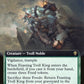 (368) Magic The Gathering Throne of Eldraine: Extras Single: Feasting Troll King Holo Rare