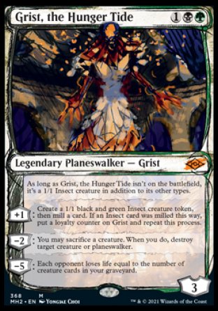 (368) Magic The Gathering Modern Horizons 2: Extras Single: Grist, the Hunger Tide (V.2)  Mythic