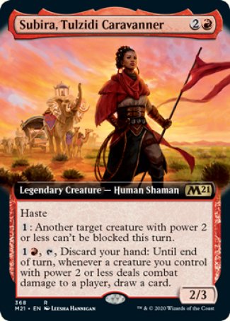 (368) Magic The Gathering Core 2021: Extras Single: Subira, Tulzidi Caravanner  Rare