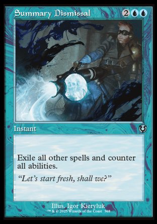 (368) Magic The Gathering Innistrad Remastered: Extras Single: Summary Dismissal Holo Uncommon