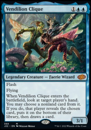 (368) Magic The Gathering Jumpstart 2022 Single: Vendilion Clique  Mythic