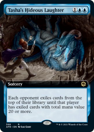 (368) Magic The Gathering Adventures in the Forgotten Realms: Extras Single: Tasha's Hideous Laughter  Rare