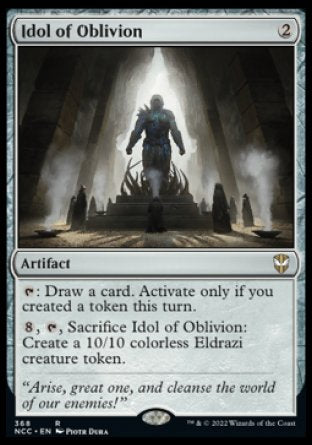 (368) Magic The Gathering Commander: Streets of New Capenna Single: Idol of Oblivion  Rare