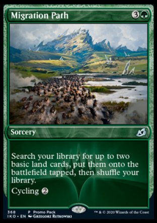 (368) Magic The Gathering Ikoria: Lair of Behemoths: Promos Single: Migration Path Holo Uncommon