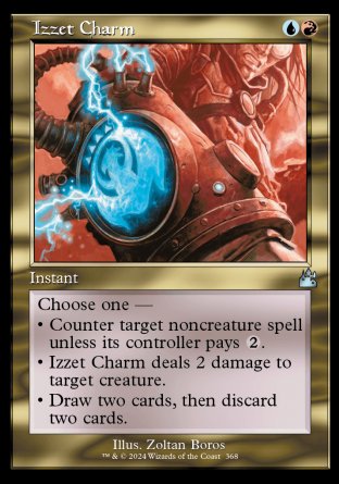 (368) Magic The Gathering Ravnica Remastered: Extras Single: Izzet Charm  Holo Uncommon