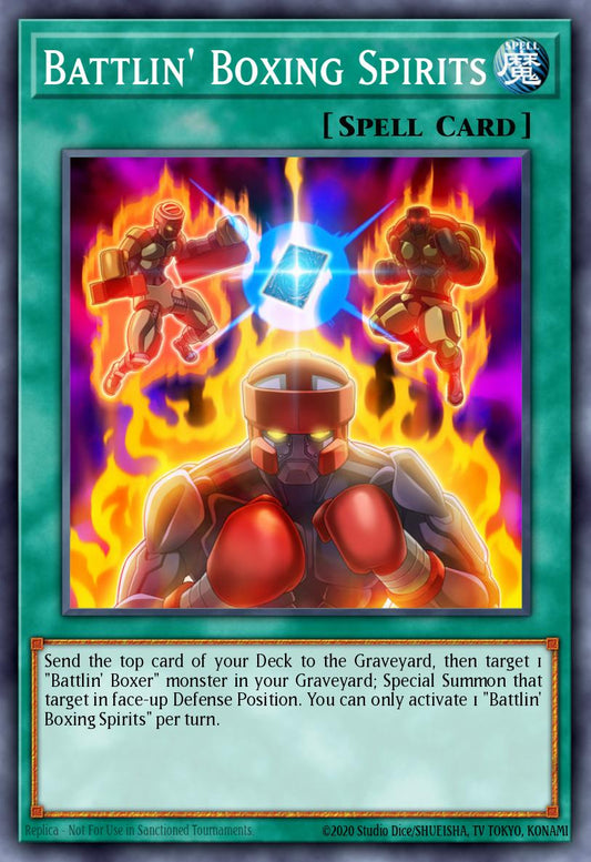 (168) YuGiOh TCG MP14: 2014 Mega-Tins Mega-Pack Single: Battlin' Boxing Spirits  Super Rare