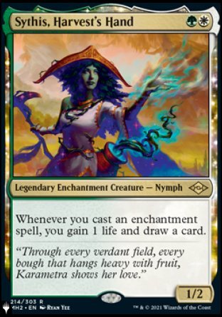 (214) Magic The Gathering The List Single: Sythis, Harvest's Hand  Rare