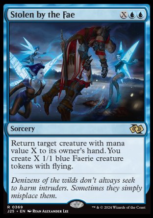(369) Magic The Gathering Foundations Jumpstart Single: Stolen by the Fae  Rare