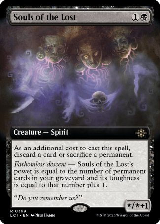 (369) Magic The Gathering The Lost Caverns of Ixalan: Extras Single: Souls of the Lost  Rare