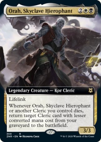(369) Magic The Gathering Zendikar Rising: Extras Single: Orah, Skyclave Hierophant Holo Rare