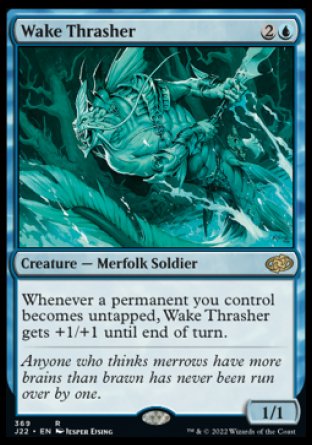 (369) Magic The Gathering Jumpstart 2022 Single: Wake Thrasher  Rare