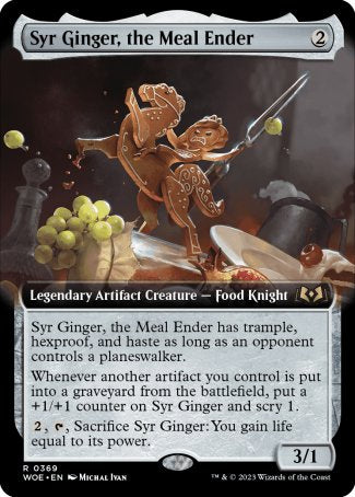 (369) Magic The Gathering Wilds of Eldraine: Extras Single: Syr Ginger, the Meal Ender  Rare