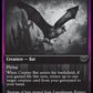 (369) Magic The Gathering Innistrad: Double Feature Single: Courier Bat Holo Common