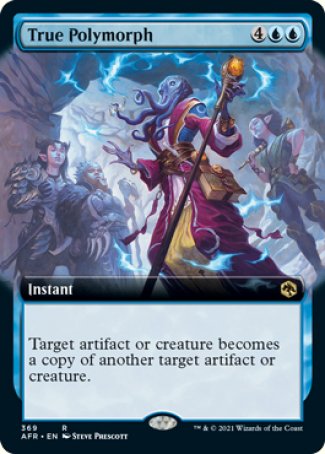 (369) Magic The Gathering Adventures in the Forgotten Realms: Extras Single: True Polymorph Holo Rare