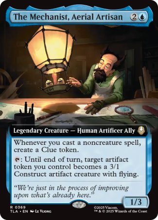 (369) Magic The Gathering Magic: The Gathering | Avatar: The Last Airbender: Extras Single: The Mechanist, Aerial Artisan  Rare