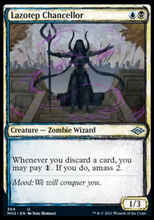(369) Magic The Gathering Modern Horizons 2: Extras Single: Lazotep Chancellor  Uncommon