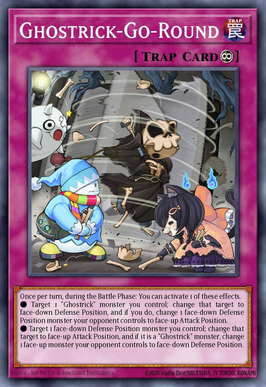 (233) YuGiOh TCG MP14: 2014 Mega-Tins Mega-Pack Single: Ghostrick-Go-Round  Rare