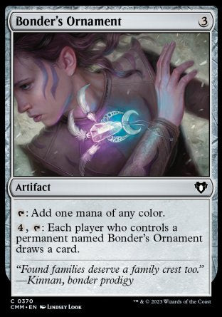 (370) Magic The Gathering Commander Masters Single: Bonder's Ornament  Common
