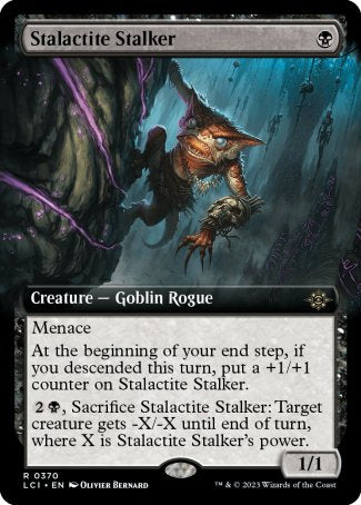 (370) Magic The Gathering The Lost Caverns of Ixalan: Extras Single: Stalactite Stalker  Rare