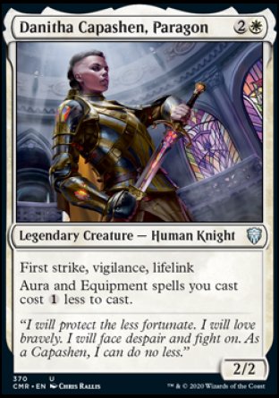 (370/361) Magic The Gathering Commander Legends: Extras Single: Danitha Capashen, Paragon  Uncommon