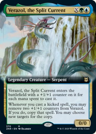 (370) Magic The Gathering Zendikar Rising: Extras Single: Verazol, the Split Current Holo Rare
