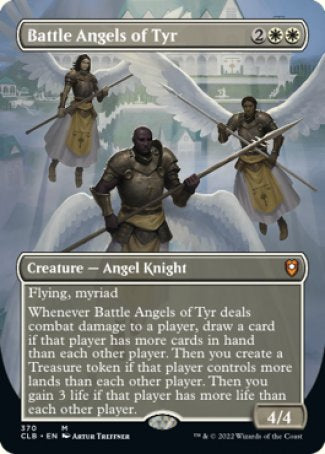 (370) Magic The Gathering Commander Legends: Battle for Baldur's Gate: Extras Single: Battle Angels of Tyr Holo Mythic